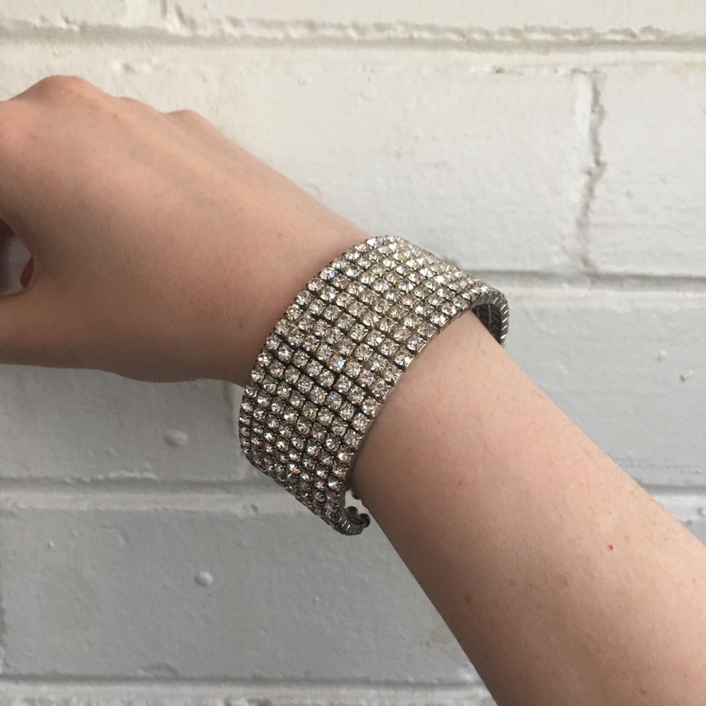Rhinestone Statement Cuff - image 1